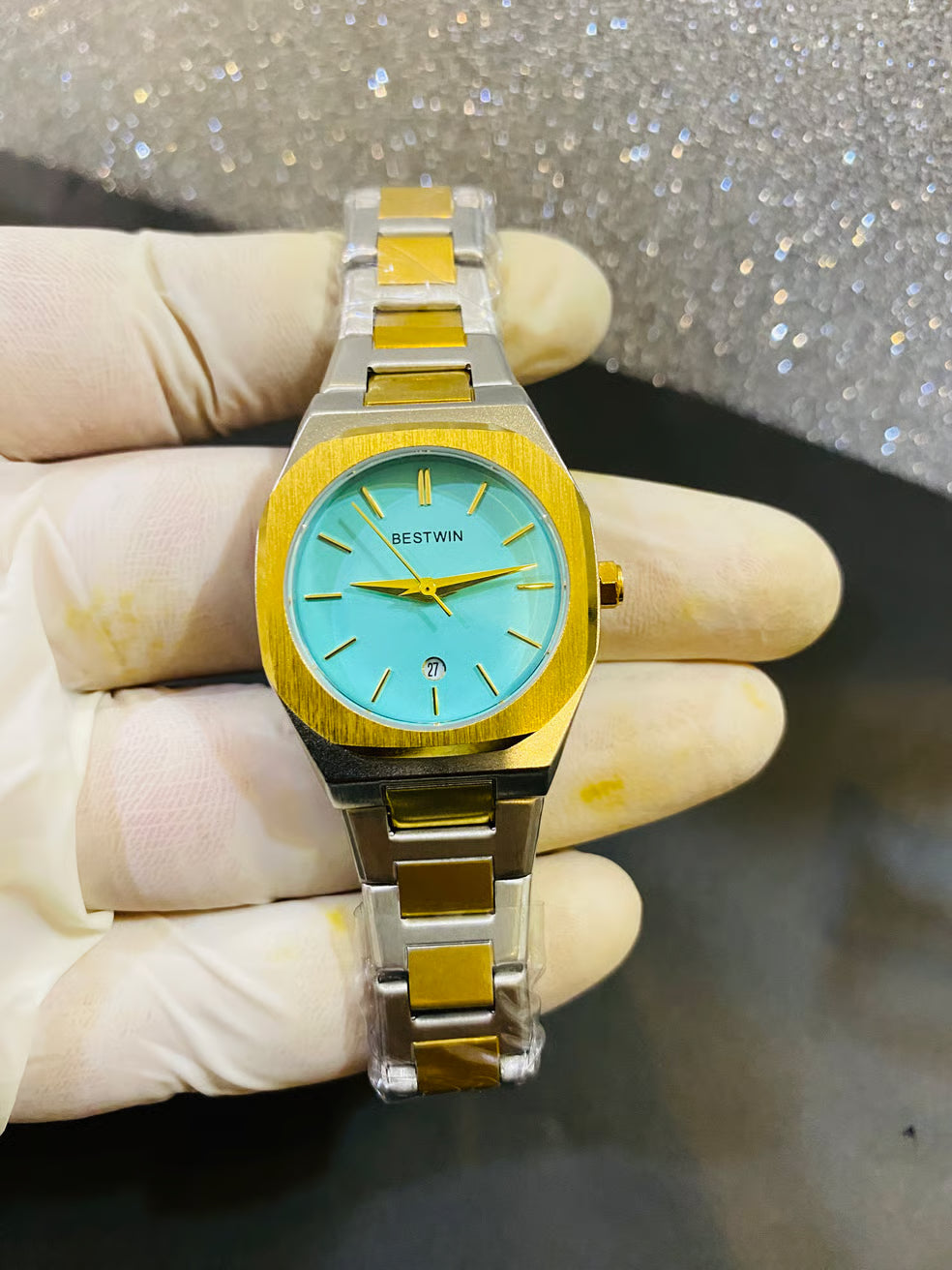 BESTWIN GOLD-BLUE Watch